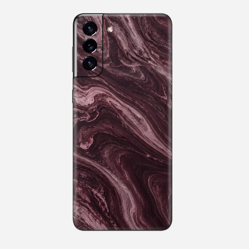 Burgunder Vortex skin on Galaxy S21 FE Skins