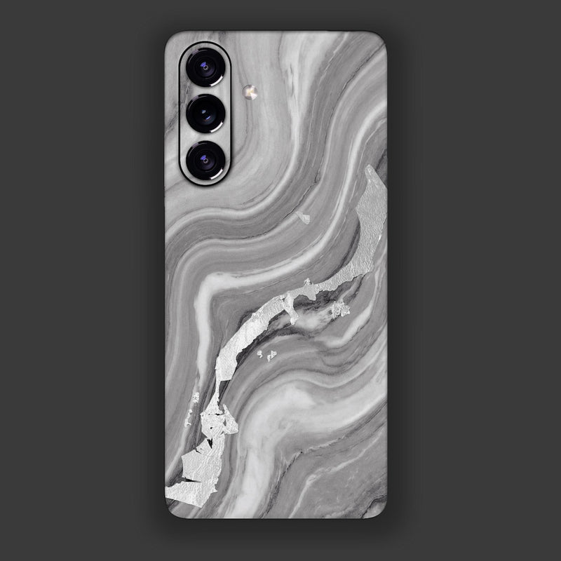 Silberner Vortex Skin auf Produkte