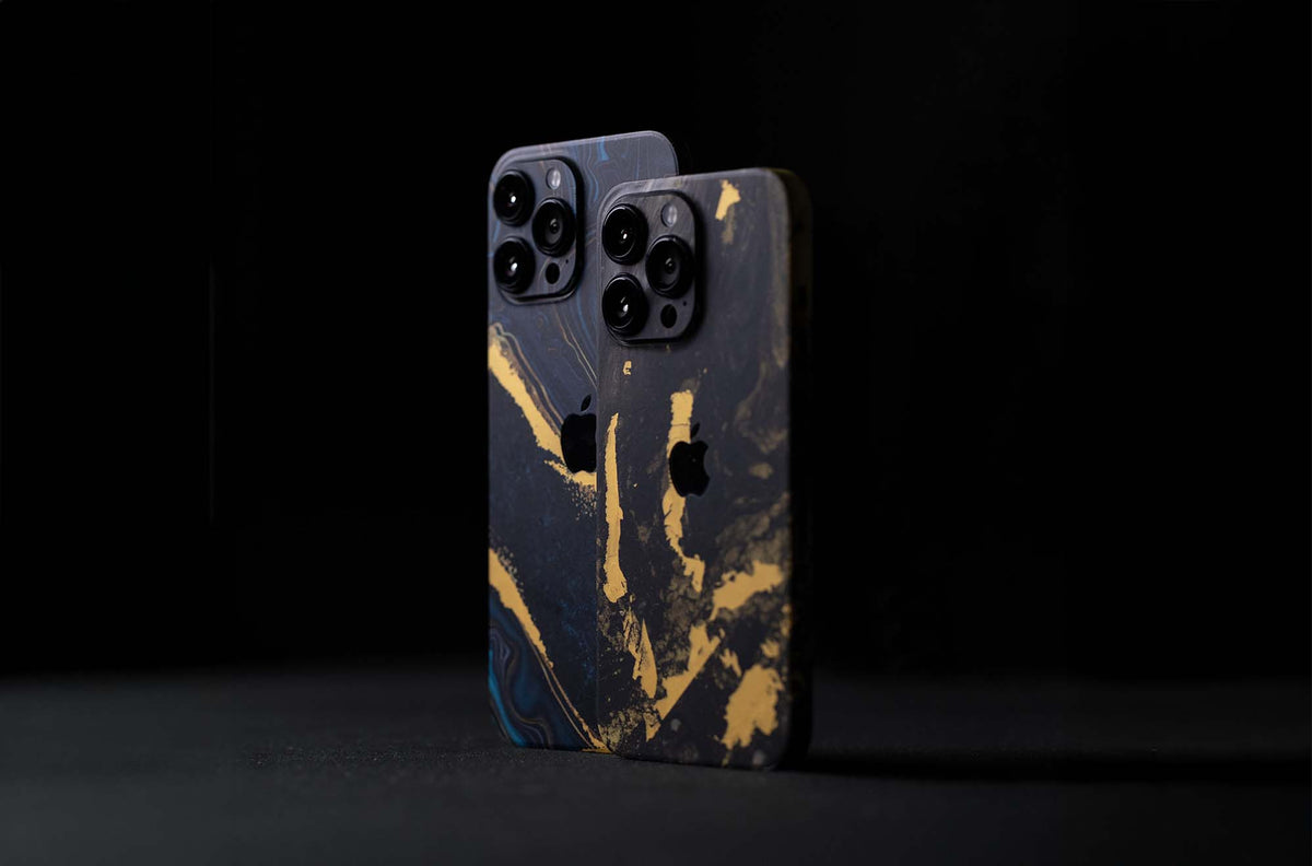 Von Hand mit 24K Gold veredelt
