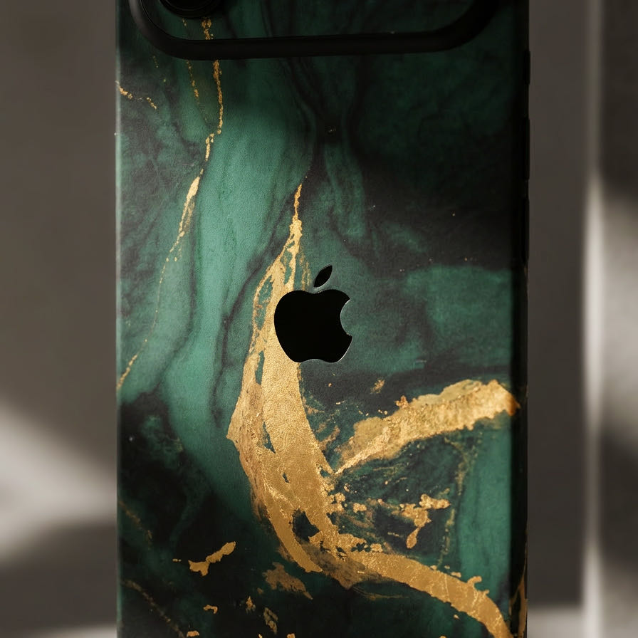 Goldener Vortex Smaragd