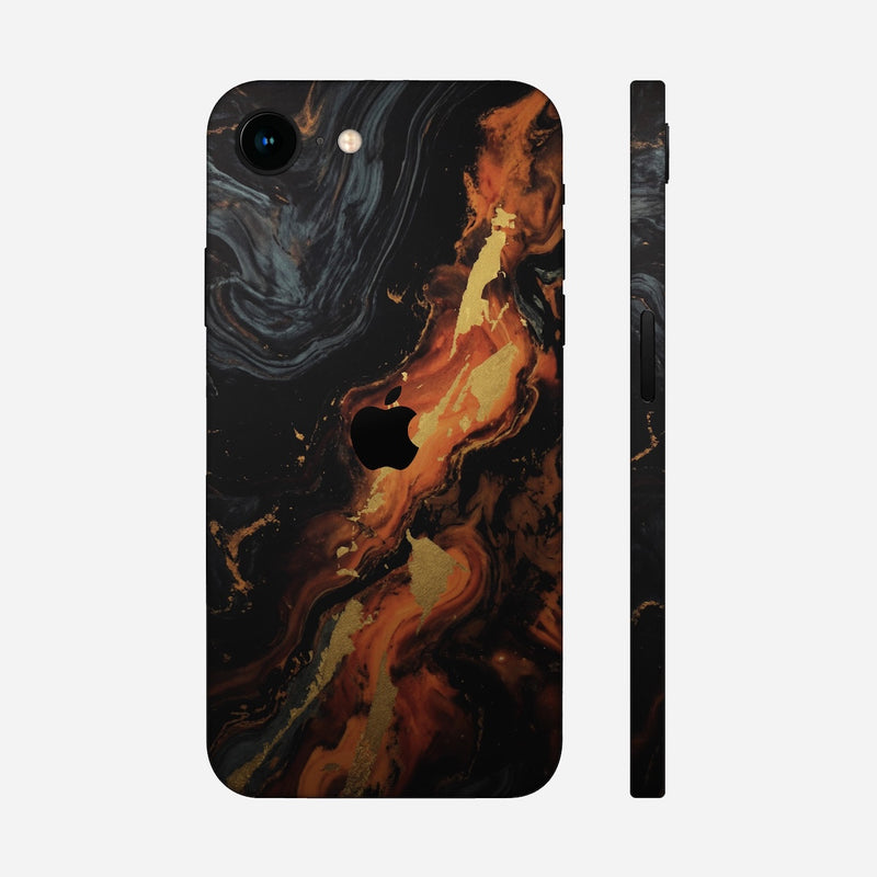 Goldener Vortex Volcano Skin auf Alle iPhone Skins