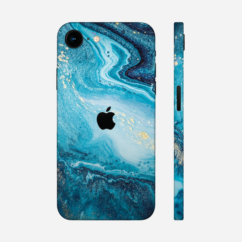 Blauer Vortex Skin auf Alle iPhone Skins