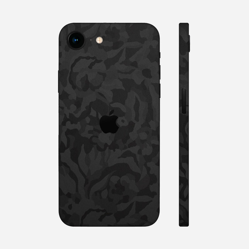 Schwarzes Camo Skin auf Alle iPhone Skins