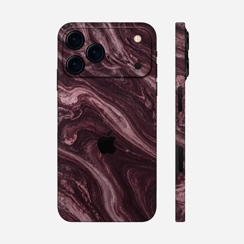 Burgunder Vortex Skin auf Alle iPhone Skins