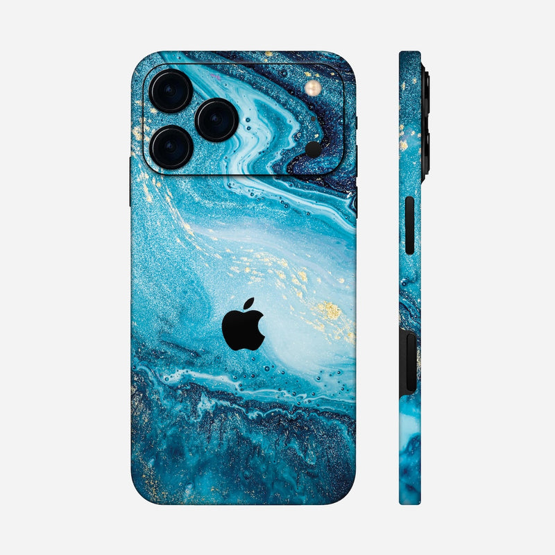 Blauer Vortex Skin auf Alle iPhone Skins