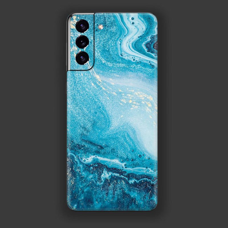 Blue Vortex skin on Galaxy S21 FE Skins
