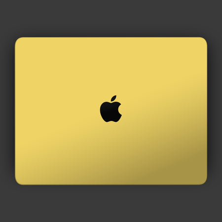 Personalisierte goldfarbene Azteken-Macbook-Hülle – Dyefor